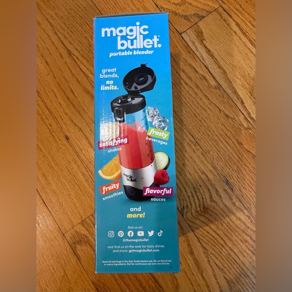 Magic Bullet Portable Blender - Blue Box
